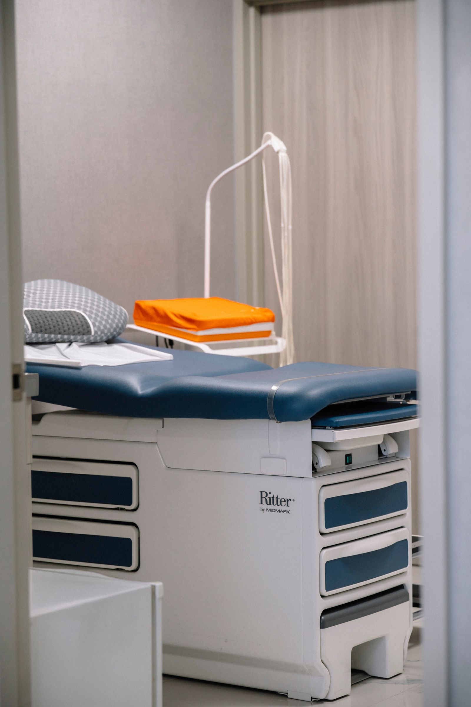 A consulting room at the Brighton Way clinic